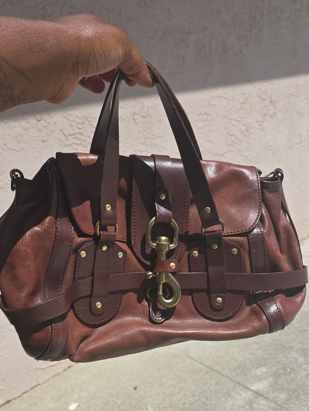 Chloe Kerala Chocolate 🍫 Brown Leather Satchel